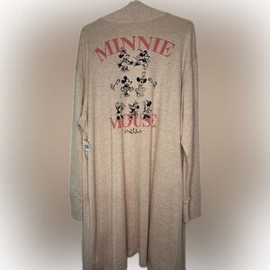 NEW Disney Parks Minnie Mouse Cardigan/Duster Plus Size 1X